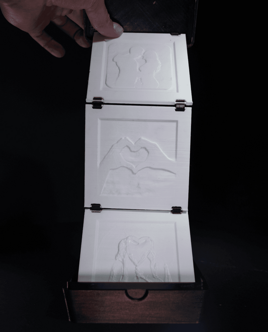 Lithophane Box of Memories