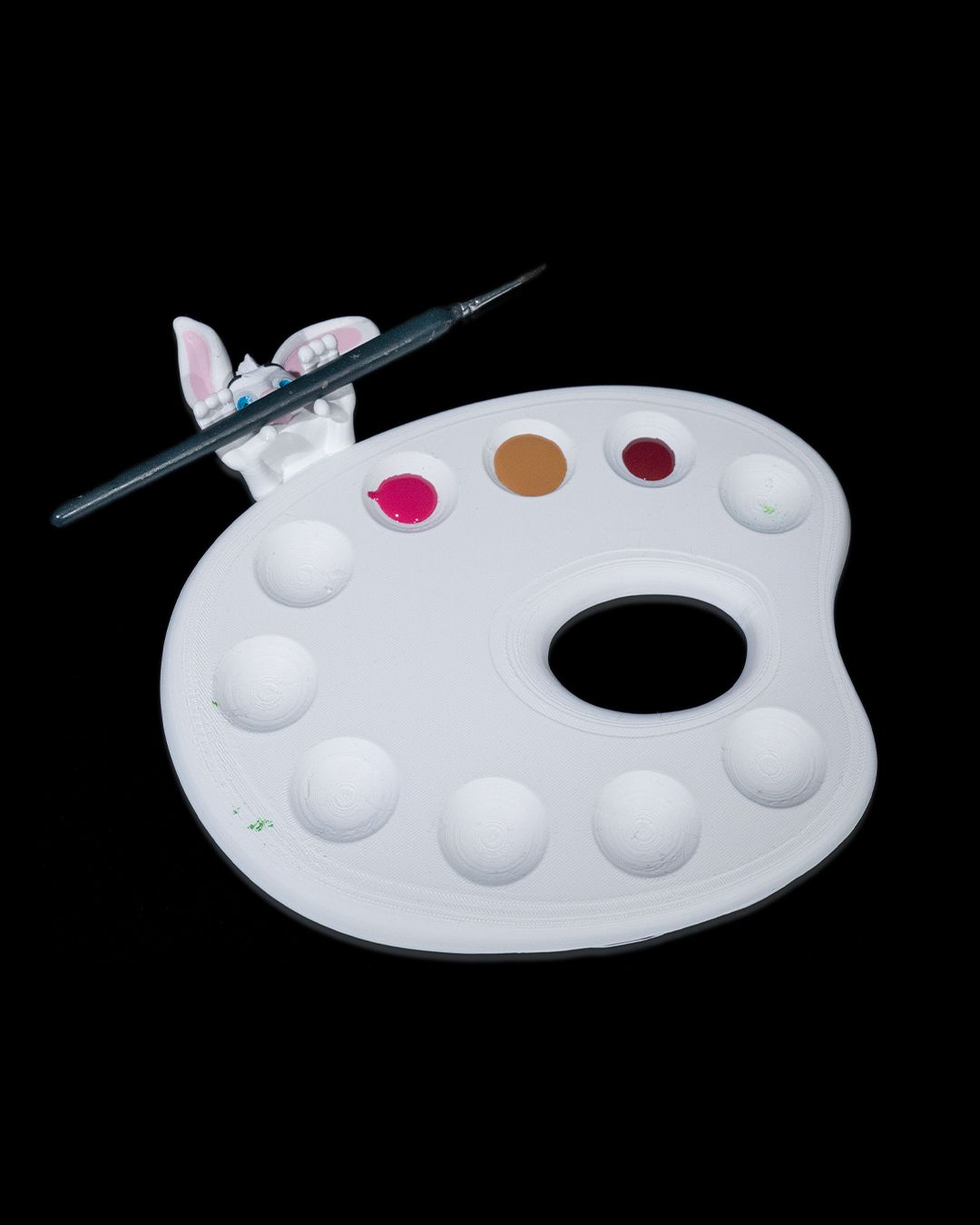 Bunny Palette β 3D-Printed Paint Palette for Creative Fun! π¨π°