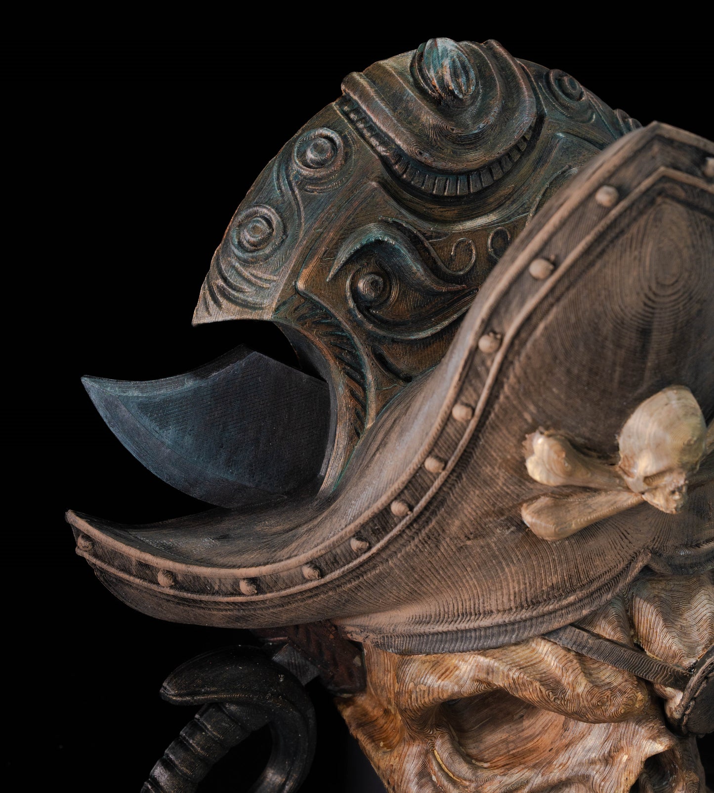 Pirate Skull Sigil Door Knocker