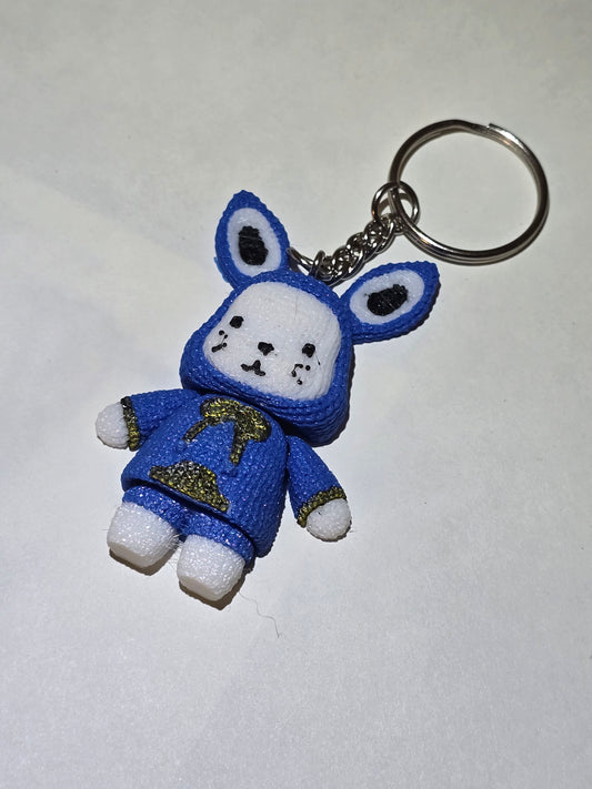 Crochet Adorabunny keychain