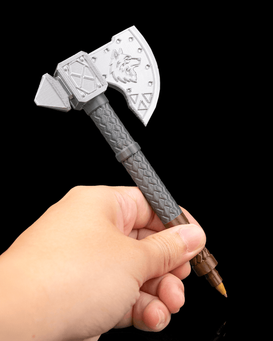 Axe Marks the Spot -Pen & Sticky Notes Holder