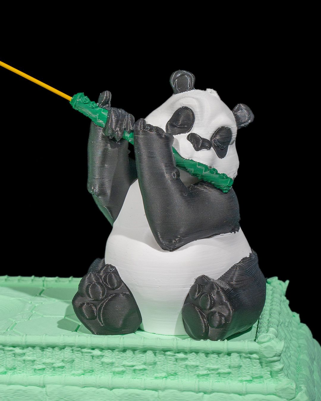 The Panda Flutist Incense Holder