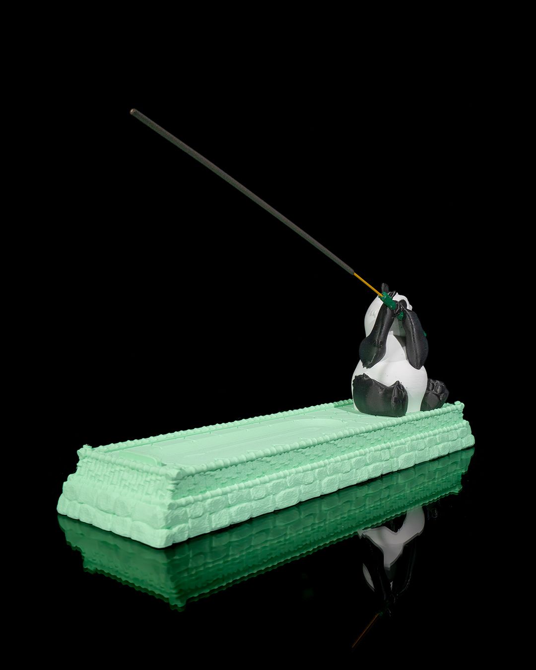 The Panda Flutist Incense Holder